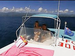 Hardcore Anal Sex Outdoors On a Boat with Blonde Jane Dalring