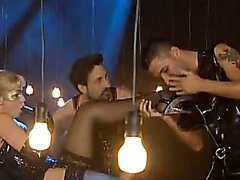 Latex and Foot Fetish In Hardcore Moresome