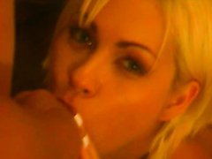 Michelle Michaels Loving the Hardcore Action on the Stairs