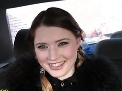 Teen amateur girls sex in the car