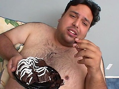 Nadia Rio banged after getting her face fucked on sofa