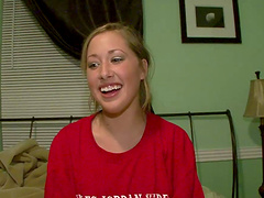 Fabulous amateur solo model with nice juggs flaunts her nice ass