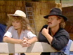 Spicy blonde cowgirl gets fucked hardcore until orgasm in a savory retro shoot