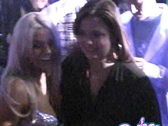 Sexy Bree Olson shaking her ass on stage at a club