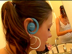 Randy sluts with natural tits in behind the scenes compilation