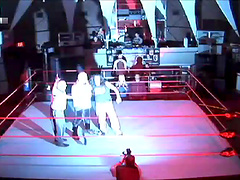 Reality story with wrestling match occurring in the ring