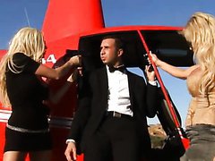 Outdoor Pornstar Threesome Hardcore