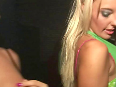 At the club with super awesome babes in shorts showing their nice asses