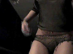 Cute blonde with a great body sucking her boyfriend's big cock