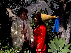 Giddy cowgirl with big tits being drilled hardcore in a close up shoot