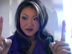 Naughty hot ass Asian chick plays pussy in a hot and horny erotic scene