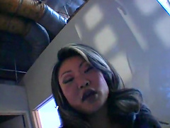 Naughty hot ass Asian chick plays pussy in a hot and horny erotic scene