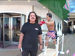 Solara Star with a tattoo rides a tasty cock hardcore in a CFNM shoot