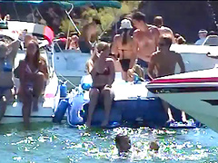 Sexy porn bikini hotties display seductive body in a hot erotic outdoor action