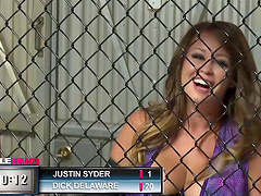 Pornstar getting her pussy pounded by a big cock in a reality shoot