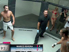 Chubby cowgirl with a tattoo gets fucked doggy style in a spicy reality shoot