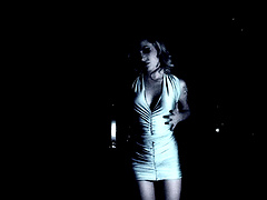 Endearing tattooed dame with natural tits giving her guy stunning blowjob