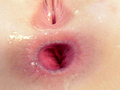 Angelic blonde getting her gaping hole feasted hardcore in a close up shoot outdoor