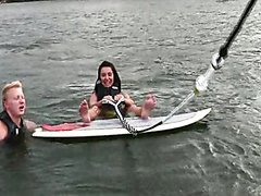 Watersurfing is not only fun it's also hot and sexy