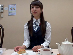 Horny maiden lets two men into her pleasure hole-steamy threesome