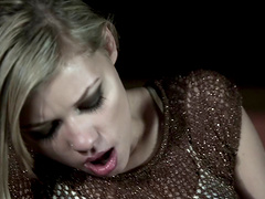 Nicole Ray moans sweetly while getting her pussy fucked from behind