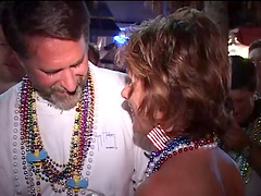 Elegant cowgirl with natural tits posing seductively in public reality shoot