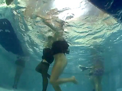 Busty lesbian with natural tits enjoying her pussy being fingered and licked