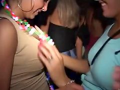 Naughty sluts go crazy in nasty outdoor bikini beach party