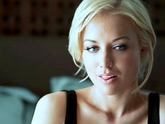 Kayden Kross with big tits is seduced gives blowjob then fucked