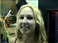 Elegant lesbian in panties displaying her ass seductively behind the scene