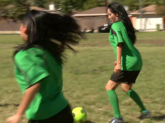 Hot lesbian fuck action with naughty hot ass porn hotties Isis and Giselle