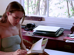 Sizzling brunette babe with a hot body enjoying a hardcore missionary style fuck