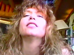 Mature woman with huge tits enjoying an awesome threesome