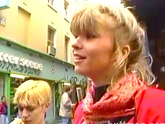 Sexy chick with a hairy pussy enjoying a hardcore threesome