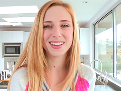 Taylor Whyte shows her jaw-dropping natural boobs and rides a cock