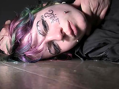 Salacious pornstar gets a rough fucking in a bizarre clip