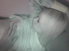 Hot babe enjoys sucking dick and getting her cunt fucked in bed