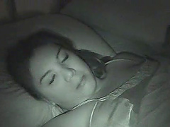 Babe sucks dick and gets her pussy banged in night time porno