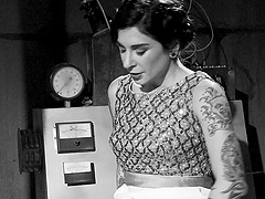 Vintage hardcore screw for a sexy punk babe Joanna