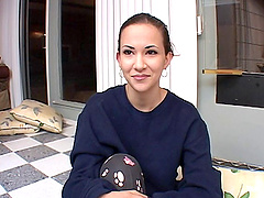 A fat dude makes a mess with food then fucks a hot chick