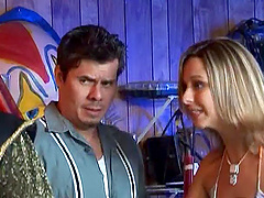 A white wife takes a deep dicking from a hung black guy