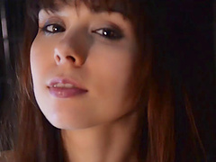 Solo babe Ariel Rebel strips to take an erotic shower for you