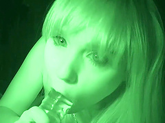 Ariel Rebel wakes up during the night and decides to masturbate