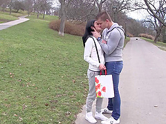 Keira finally agrees to please a friend by screwing with him