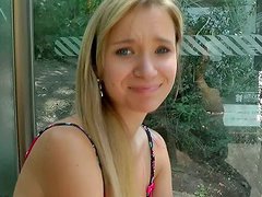 Crazy outdoor fuck in the woods by the river