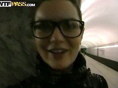 My naughty girlfriend loves having sex in crazy places