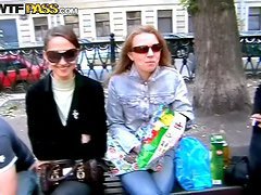 Russian Skanks Make Everyone In The House Partake In The Orgy