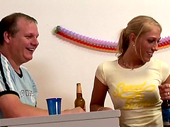 Birthday party and orgy with Cindy and other kinky bods and babes