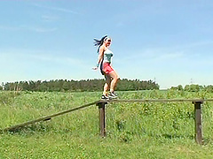 Latina Tereza C fucked in outdoors with a mature pervert. Amateur