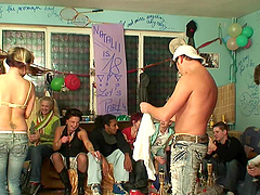 Group sex during a birthday party with charming girlfriend Natalii